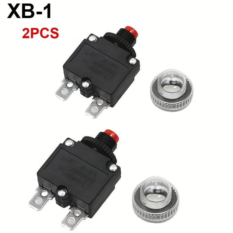 2 pezzi 2A 3A 5A 6A 7A 8A 10A 15A 20A 25A 30A Interruttore automatico Protezione da sovraccarico Interruttore Fusibile Tappo impermeabile