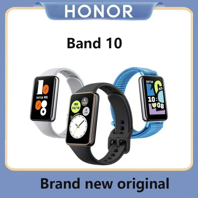 HONOR Band 10 Smart Fitness Tracker Schermo AMOLED Durata della batteria di 14 giorni 96 modalità sportive Frequenza cardiaca SpO2 Monitor del sonno