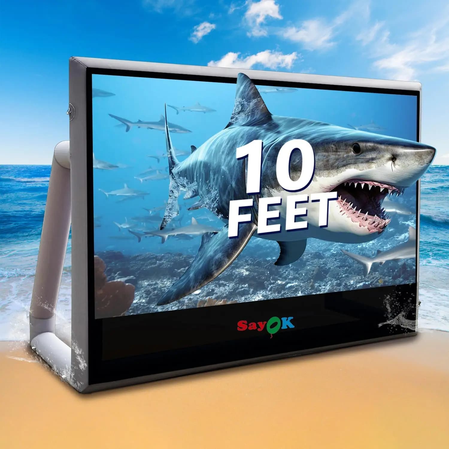 Outdoor Inflatable Movie Screen Projector 120 Inch