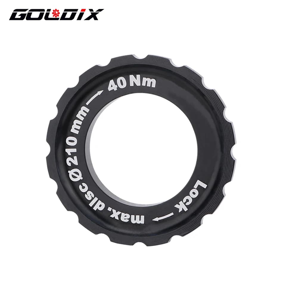 GOLDIX coperchio della serratura centrale del rotore del freno della bicicletta adattatore dell'asse in lega di alluminio pezzi di ricambio per ciclismo 9mm 12mm 15mm