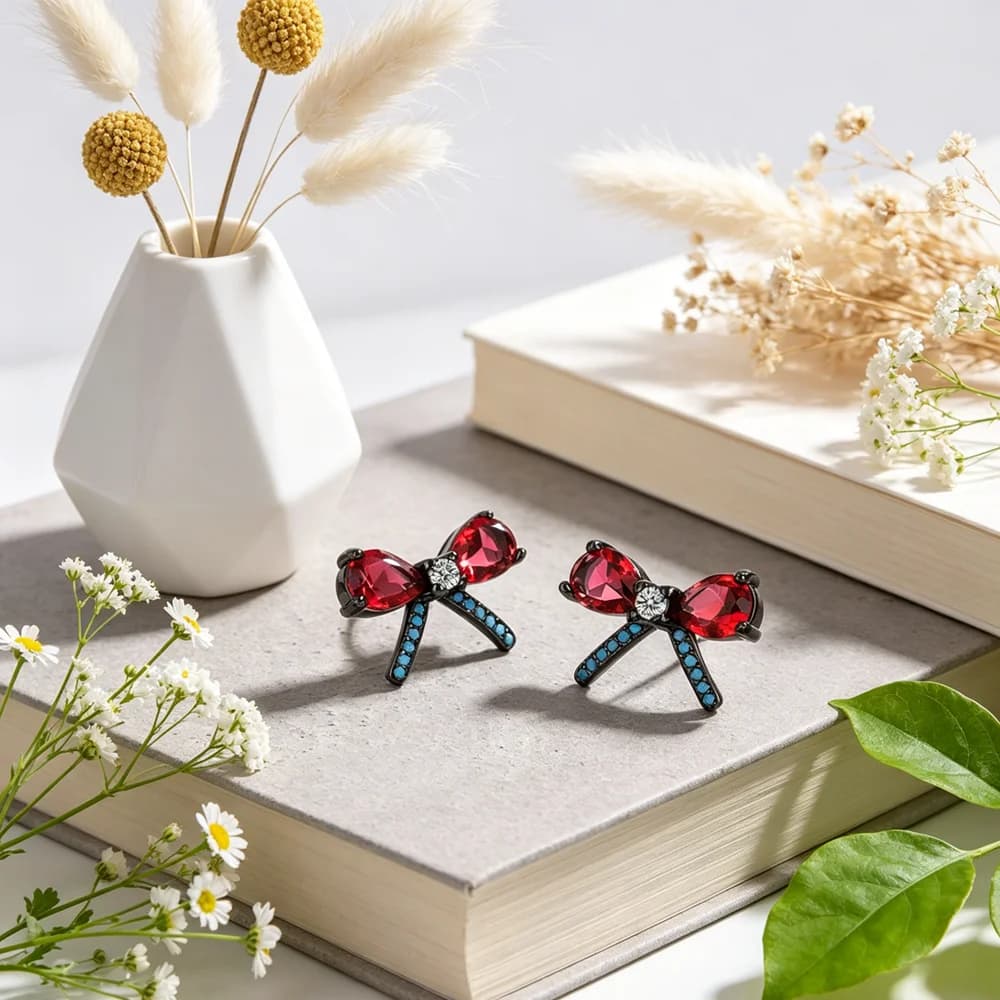 Orecchini a forma di farfalla in argento sterling 925 originali, piccoli e placcati in platino, gioielli con ciondoli per donne, accessori regalo