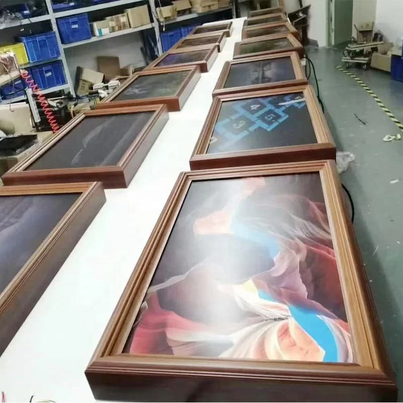 10"19"22"32"43"49"55"65"75 Inch Lcd Screen Digital Signage and Displays Android Smart Photo Frame for Art Exhibition museum