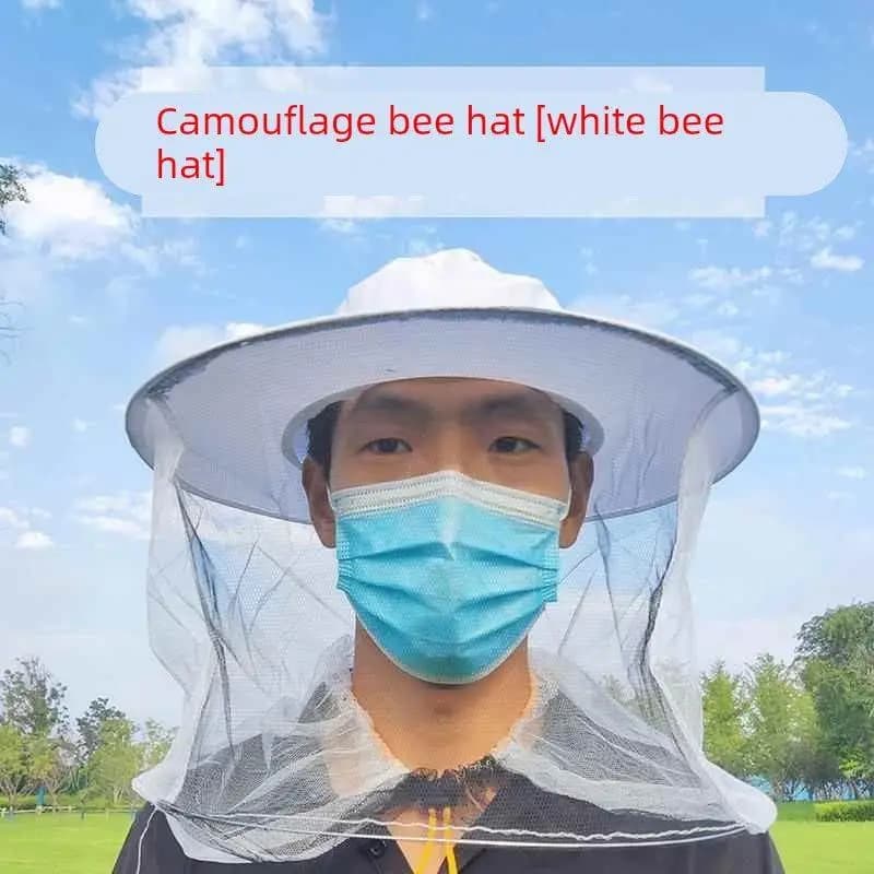 Thickened Breathable Beekeeping Hat Face Shield Honeybee Collection And Preservation Universal Fit Bee Catching Cap Face Mask