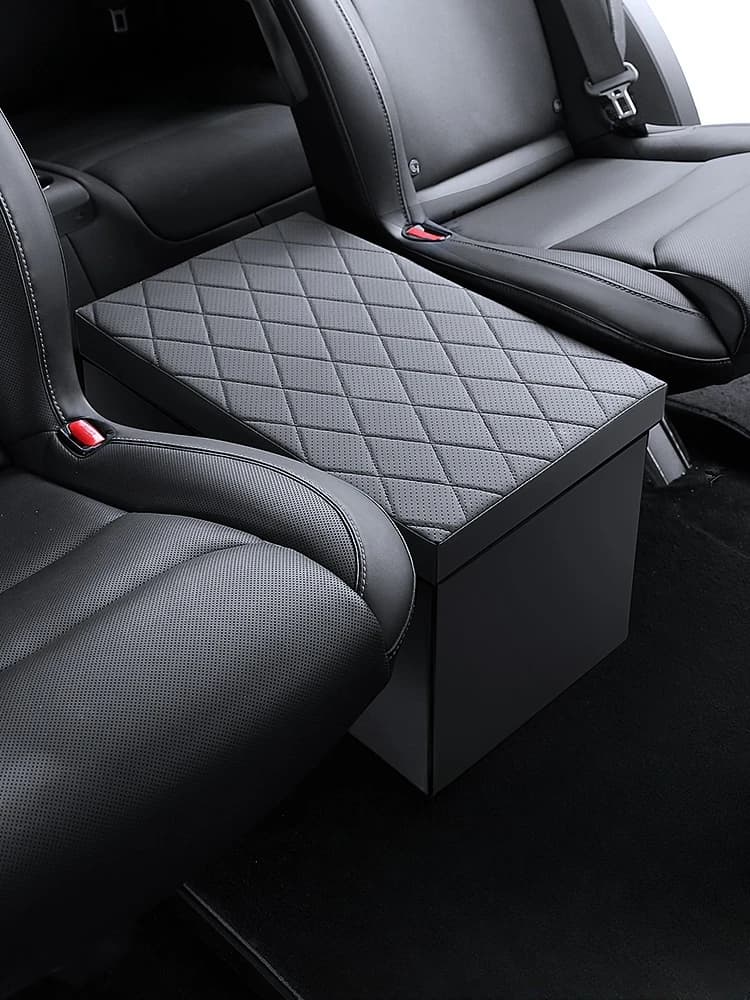 Per Tesla Model X 2023 sedile di seconda fila scatola di immagazzinaggio centrale accessori per Organizer per auto