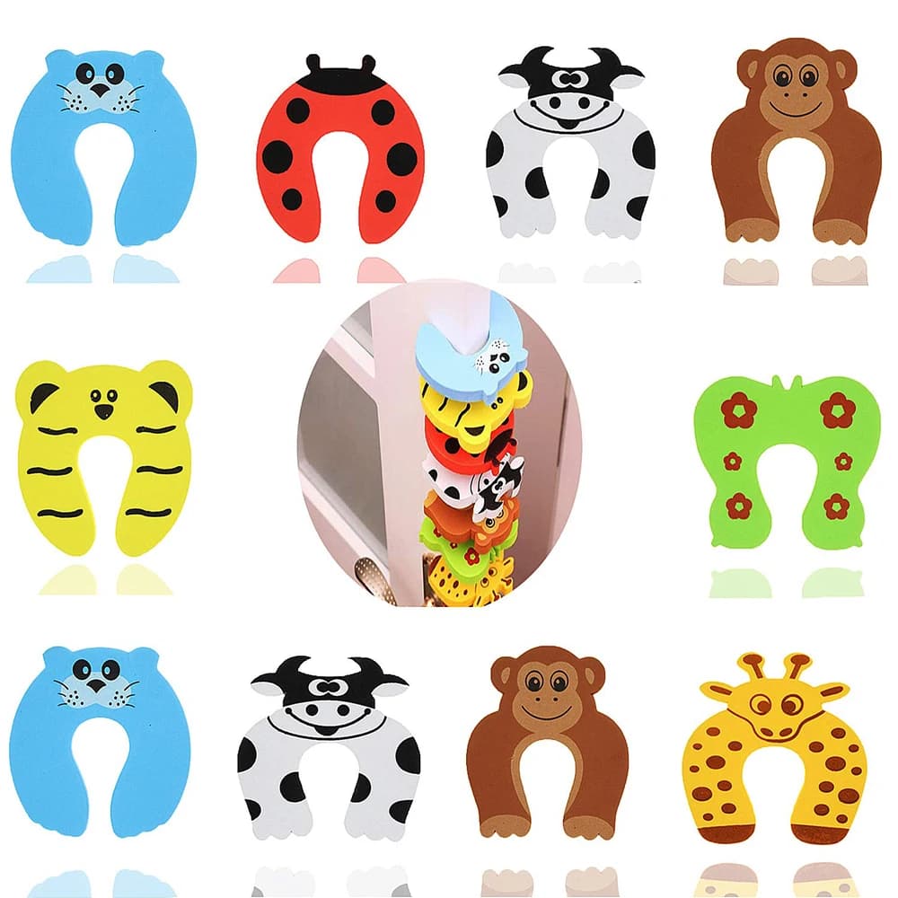 8Pcs/se EVA C Shape Protection Baby Safety Foam Door Clamp Finger Pinch Guard Door Stopper From Getting Locked in Room
