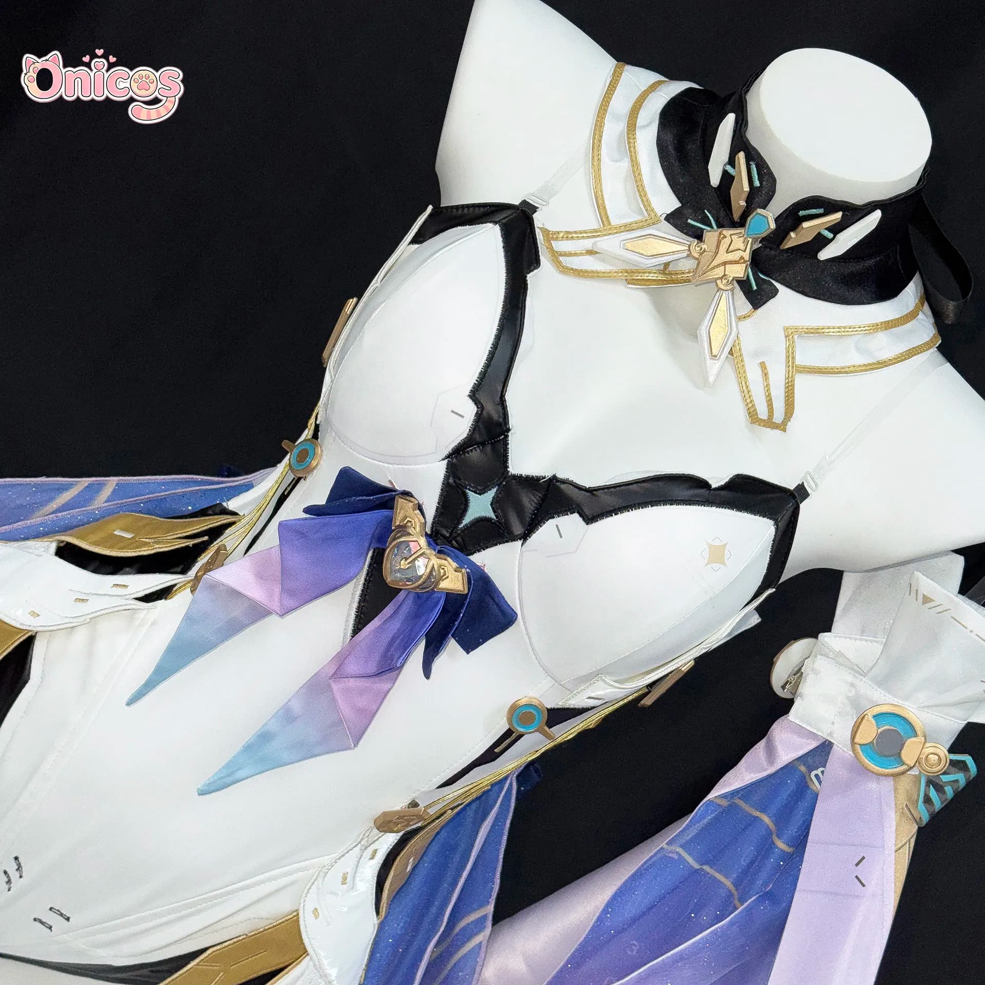 Costume cosplay di Aemeath dal gioco Wuthering Wave, elegante abito da combattimento intero e aderente in stile fantascientifico Onicos