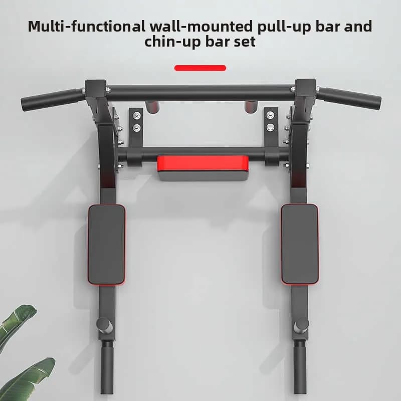 Multifunctional Fitness Equipment in Steel for Wall Tractions, Adjustable and Parallel Horizontal Bar for Domestic Use