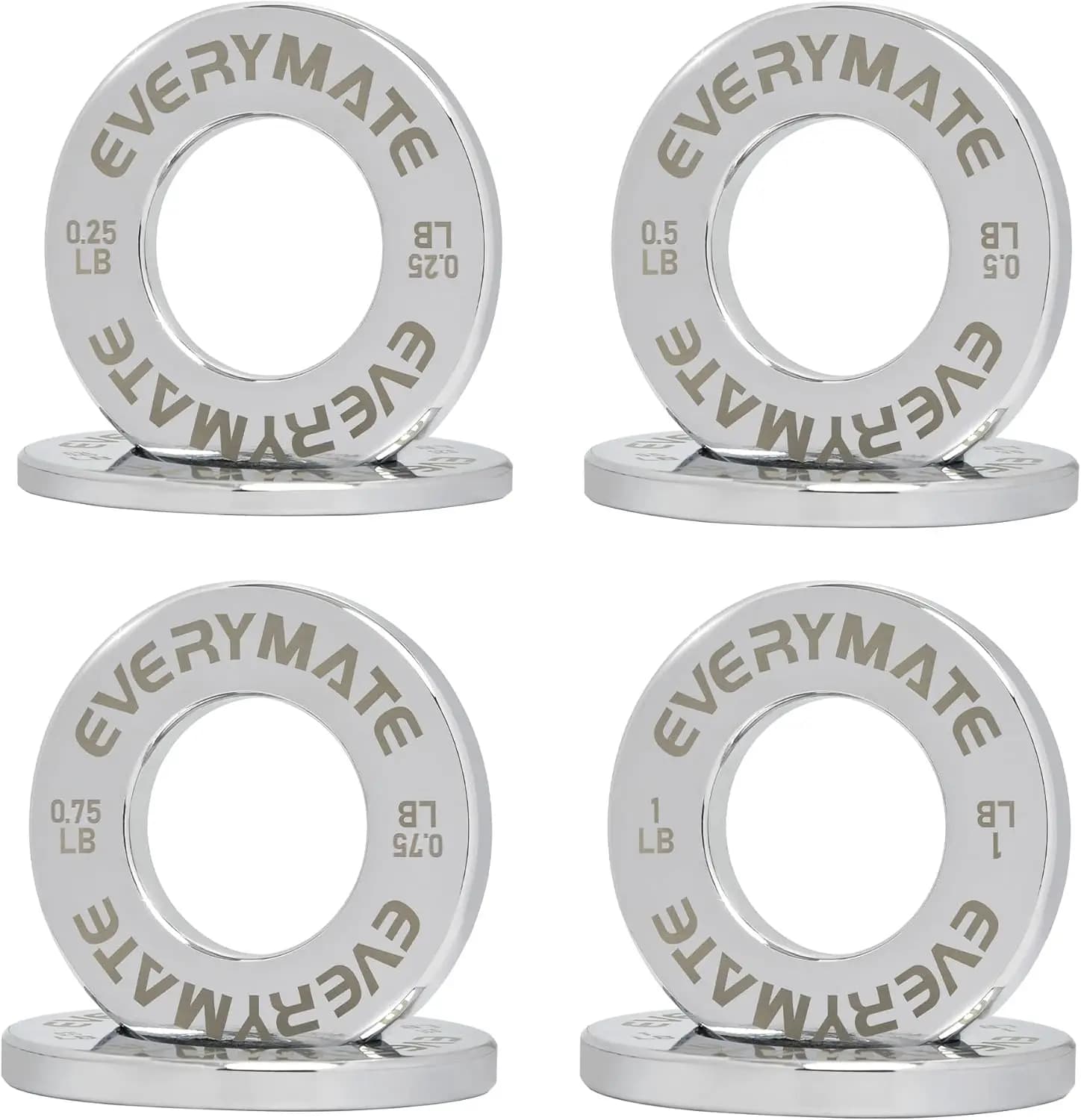 Set di 8 Piastre Pesi Micro da 0,25LB a 1LB per Bilancieri Olimpici, Accessori per Allenamento di Forza