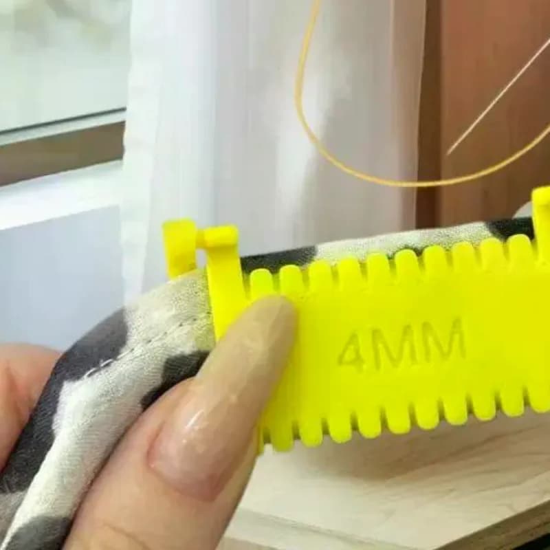 Kit di Guide per Cuciture di Precisione, 2/3/4/5 mm di Spaziatura, Strumento per Tessuti, Ricami e Lavorazione del Cuoio