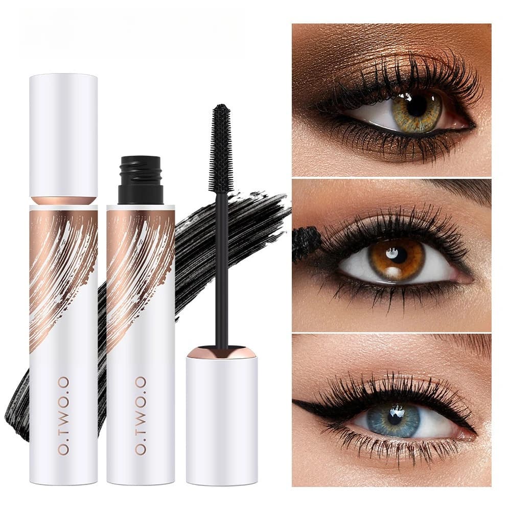 Mascara volumizing and curling for dramatic eyes, waterproof and smuggling formula with long lasting curling seal for day and night parties