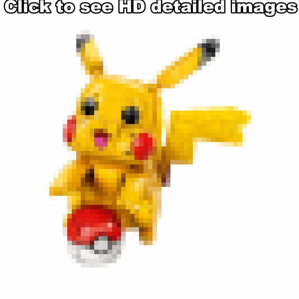 72152 Mattoncini Anime a Forma di Scoiattolo Giallo, Compatibili con 2050 Pezzi, Modello di Creatura da Videogioco, Regalo di Compleanno per Adolescenti
