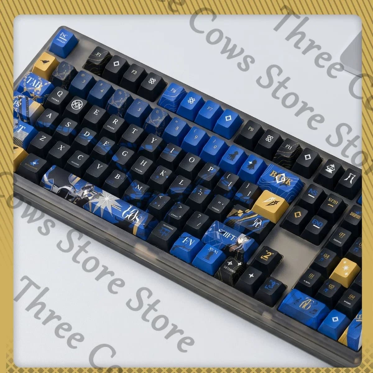 Arknights Logos Cosplay Anime Keycap Cartoon Keyboards Cap Full Set Keycaps Model Equipment Accessories Mechanical Keyboard Prop