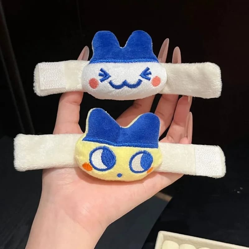 Cute Cartoon Doll Velcro Bag Hanger Decorative Velcro Bag Charm for Daily Backpack Decoration Portable Cartoon Hanging Ornament
