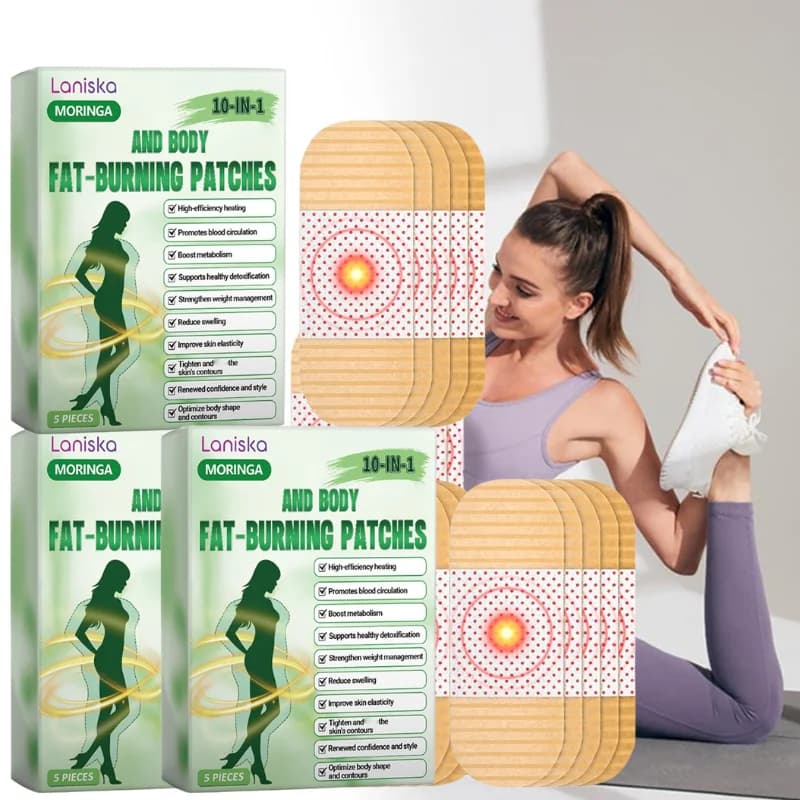 Cerotti Modellanti e Brucia Grassi, Idratanti Delicati per l'Equilibrio Metabolico, Cerotti per la Cura del Corpo 10in1, Cerotti Dimagranti e Modellanti per Donne