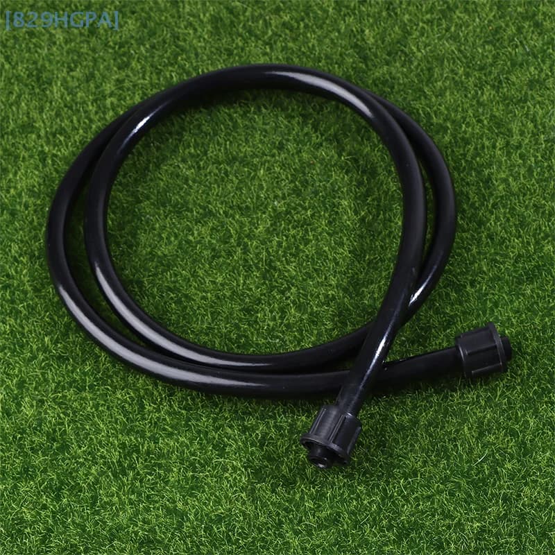 【HGPA】 1Pc 1.2M Nero Tubo generale di spruzzo per sistema di spruzzo Strumento per irrigazione da giardino Tubo di ricambio ad alta pressione Tubo di spruzzo