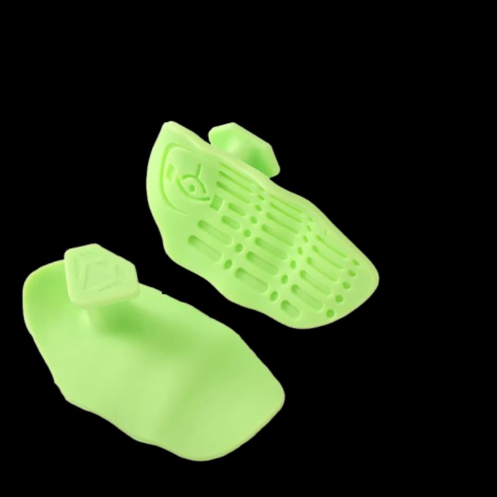 1 pair of ergonomic handles for weightlifting Gymnastic Gloves for anti-slip honeycomb training Addens elastic silicone grips