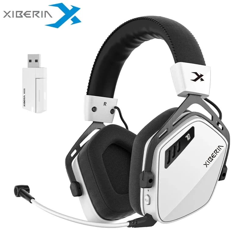 XIBERIA K03S Pro Wireless Gaming Headphone 2.4GHz 4 Mode 7.1 HiFI Surround Sound 2000mAh Battery Low Latency IEM Gaming Headset