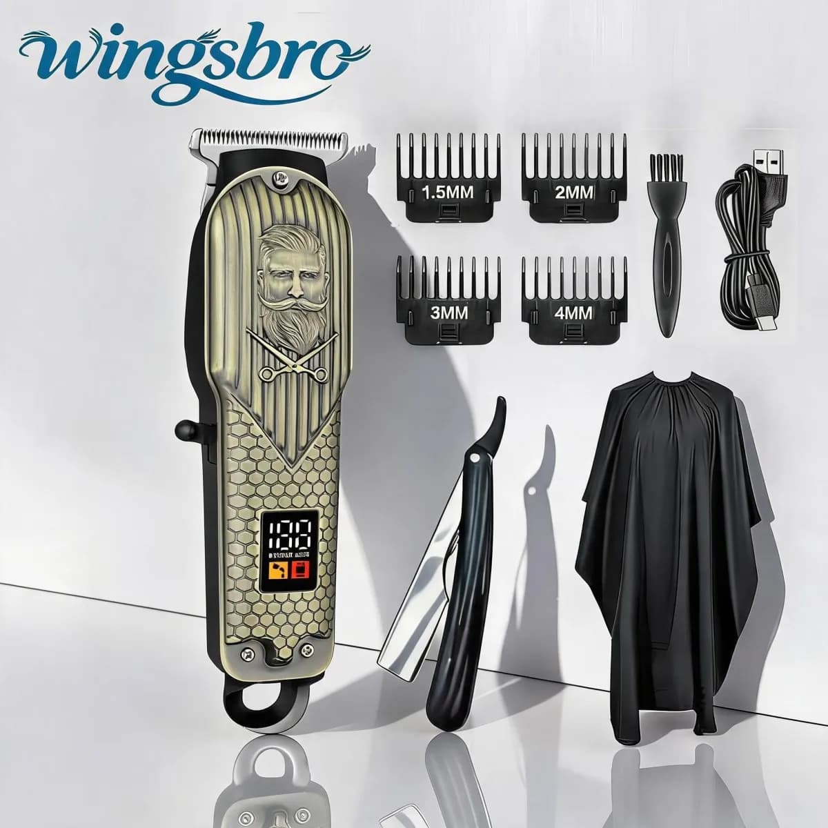 Professional haircuts and trimmers, haircuts, barber haircuts, rechargeable electric shaver haircuts for men