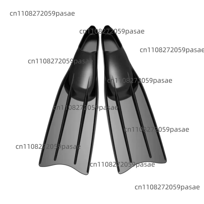 All-silicone Long Fin Diving Swimming Artifact Helps Accelerate Propulsion，Equipped with Soft Long Fins