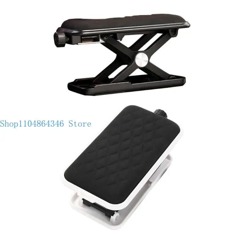 652F Bracciolo per scrivania del computer Supporto pieghevole ergonomico per poggiapolsi Supporto per mouse rotante per tastiere