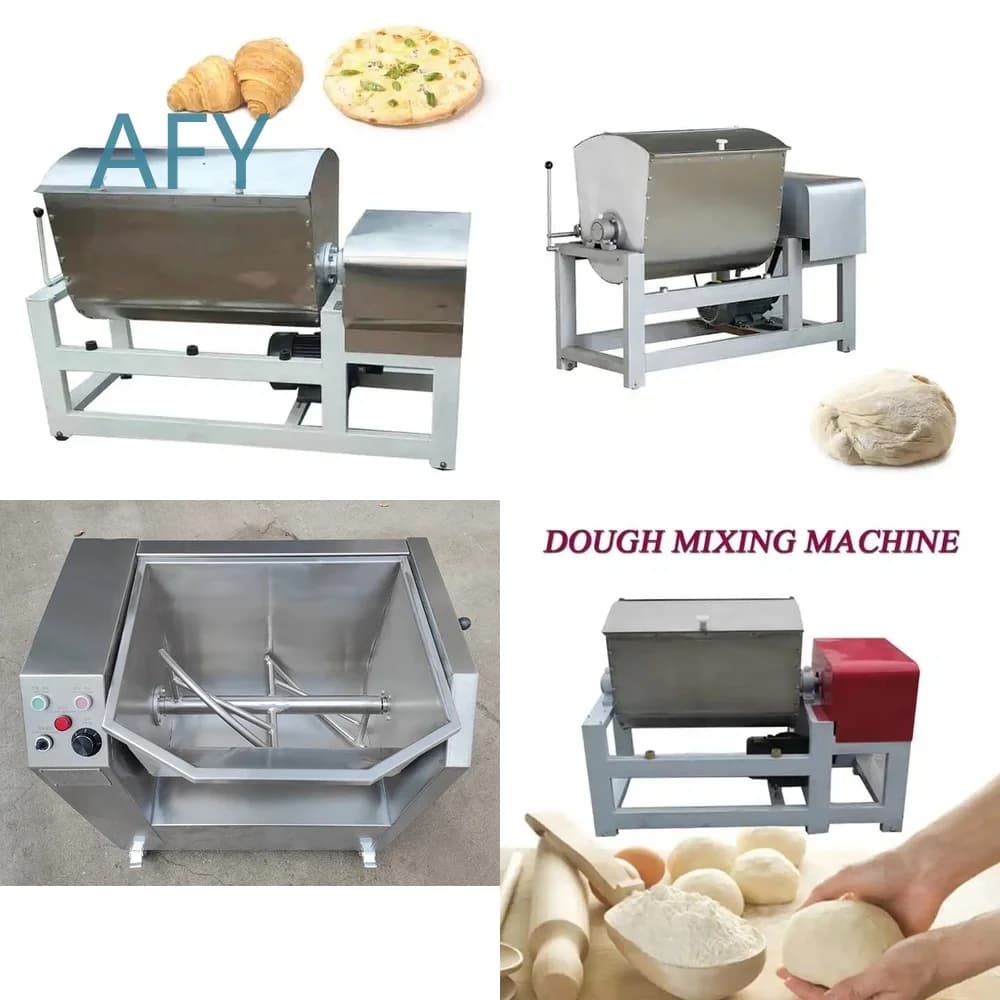 Electric Dough Kneading Machine for Baking Bread Pasta Making Food Prep Stainless Steel Flour Mixer Home Appliance Kitchen