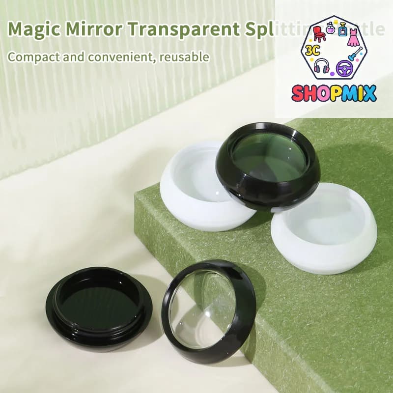 10Pcs Refillable Bottle Cosmetic Empty Nail Glitter Nail Decoration Box Jar Pot Eyeshadow Lip Container Box
