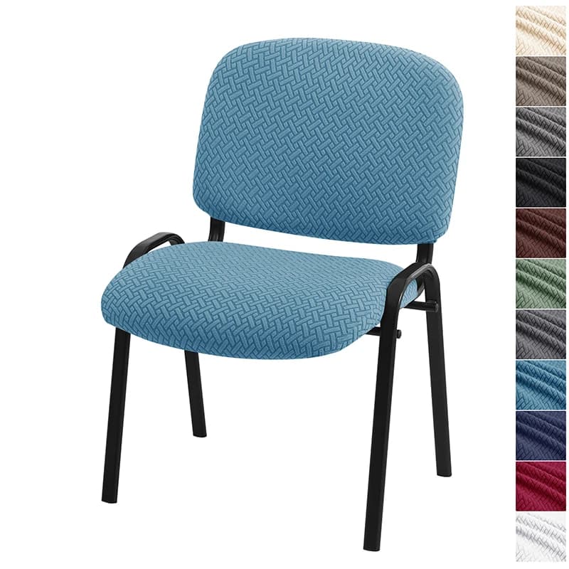 1/2/4/6 set Coprisedia da ufficio jacquard Design diviso Fodera per sedia per computer Fodera elastica per poltrona per computer per sala giochi