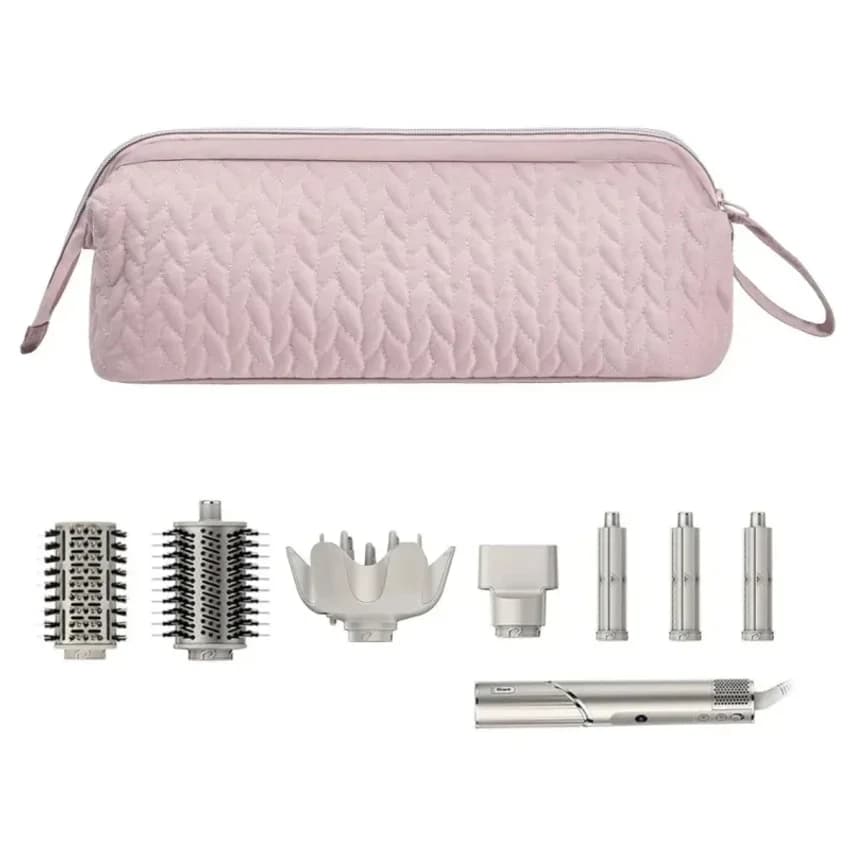 Portable Travel Carrying Case for Hair Dryer Brush, Multi-Purpose Hair Tools Storage Bag for Flat Iron Curling Iron Travel Use