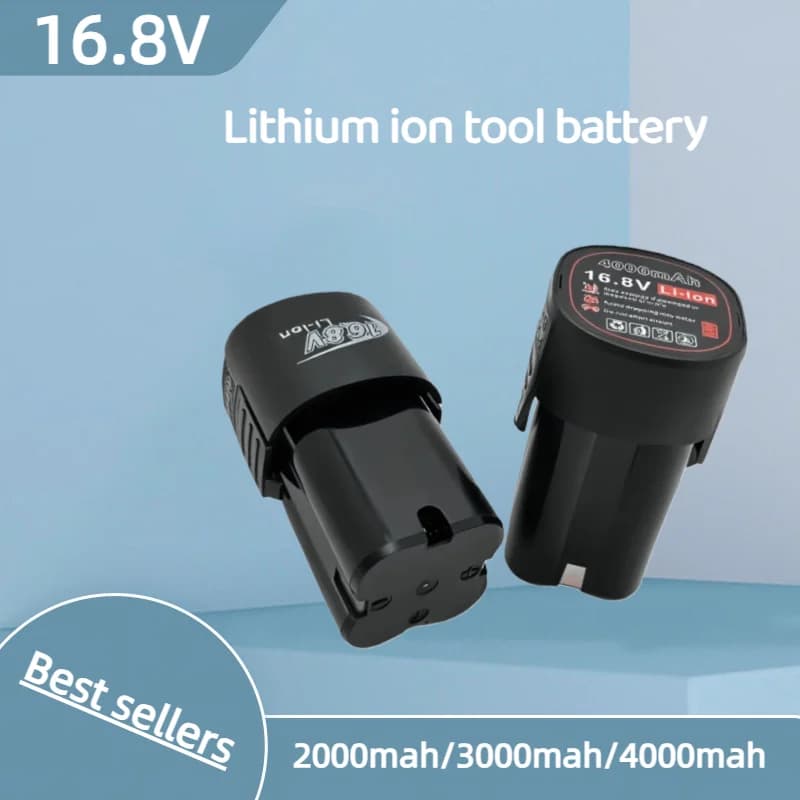 hit product 16.8V 4000mAh lithium-ion rechargeable battery, suitable for electric screwdrivers and multi-purpose drill batteries