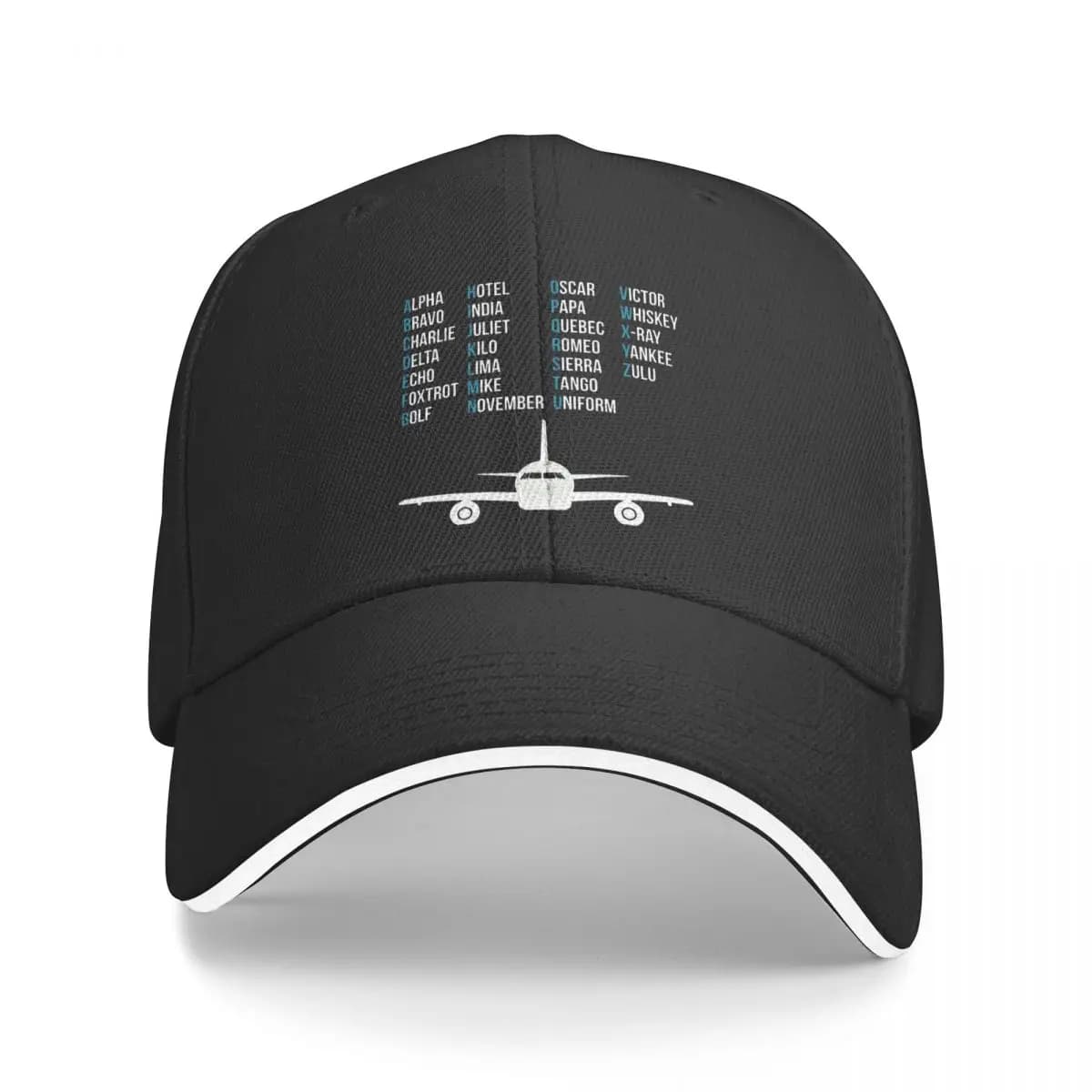 Phonetic Alphabet Shirt Airplane Pilot Gift Aviation Lover Airplane Lover berretto da Baseball uomo cappello donna visiera Outdoor Snapback Caps