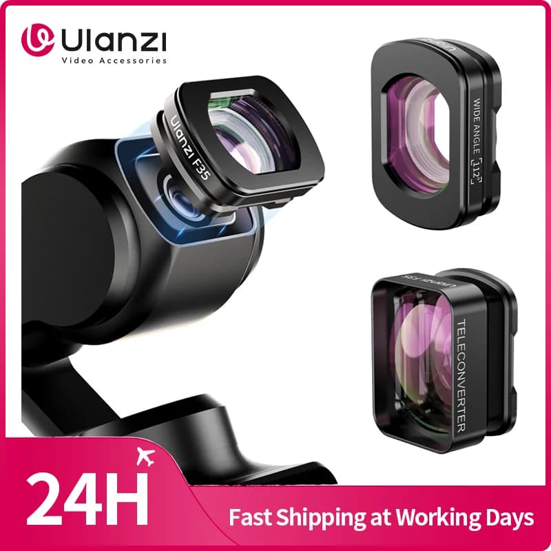  Ulanzi F35 Pocket 3 Obiettivo grandangolare/teleobiettivo per DJI Osmo Pocket 3 Obiettivo per DJI Pocket 3