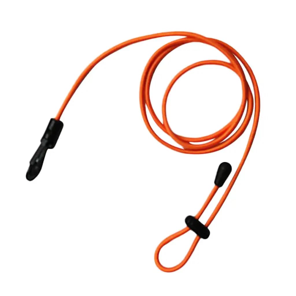 Corda di sicurezza resistente per pagaia da kayak con moschettone a molla per accessori da pesca e kayak all'aperto