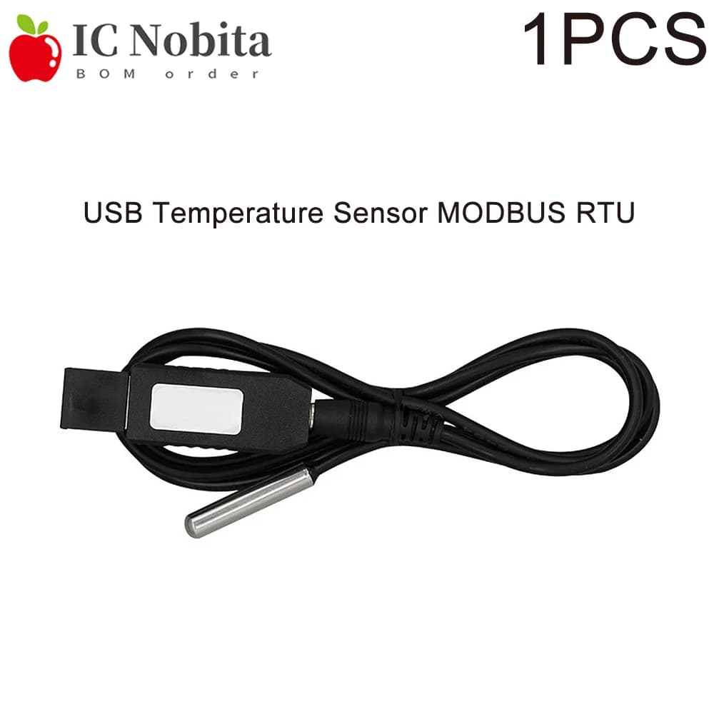 1PCS USB Temperature Sensor MODBUS RTU DL11B-MC Transmitter for DS18B20/ NTC High Precision Digital Thermometer