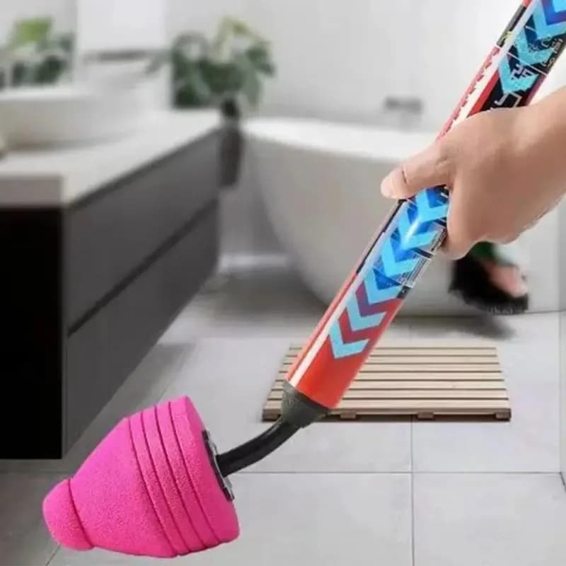Disotturatore ad aria compressa ad alta pressione per WC, potente strumento sbloccante con impugnatura ergonomica, kit idraulico per la rimozione di intasamenti di scarichi e lavandini