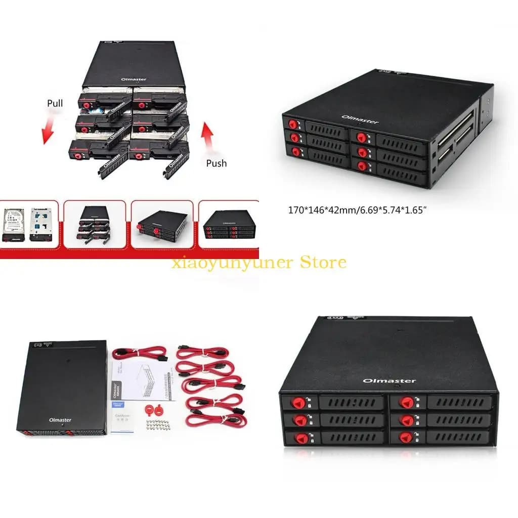 P9JB MR-6601 6 Bay Hard Disk Reach Rack Acquista