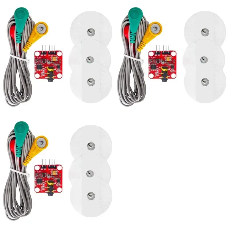 B50B-3X Modulo sensore elettrico muscolare Collezione di segnali EMG per kit di sviluppo elettronico Arduino, per dispositivi elettronici mobili