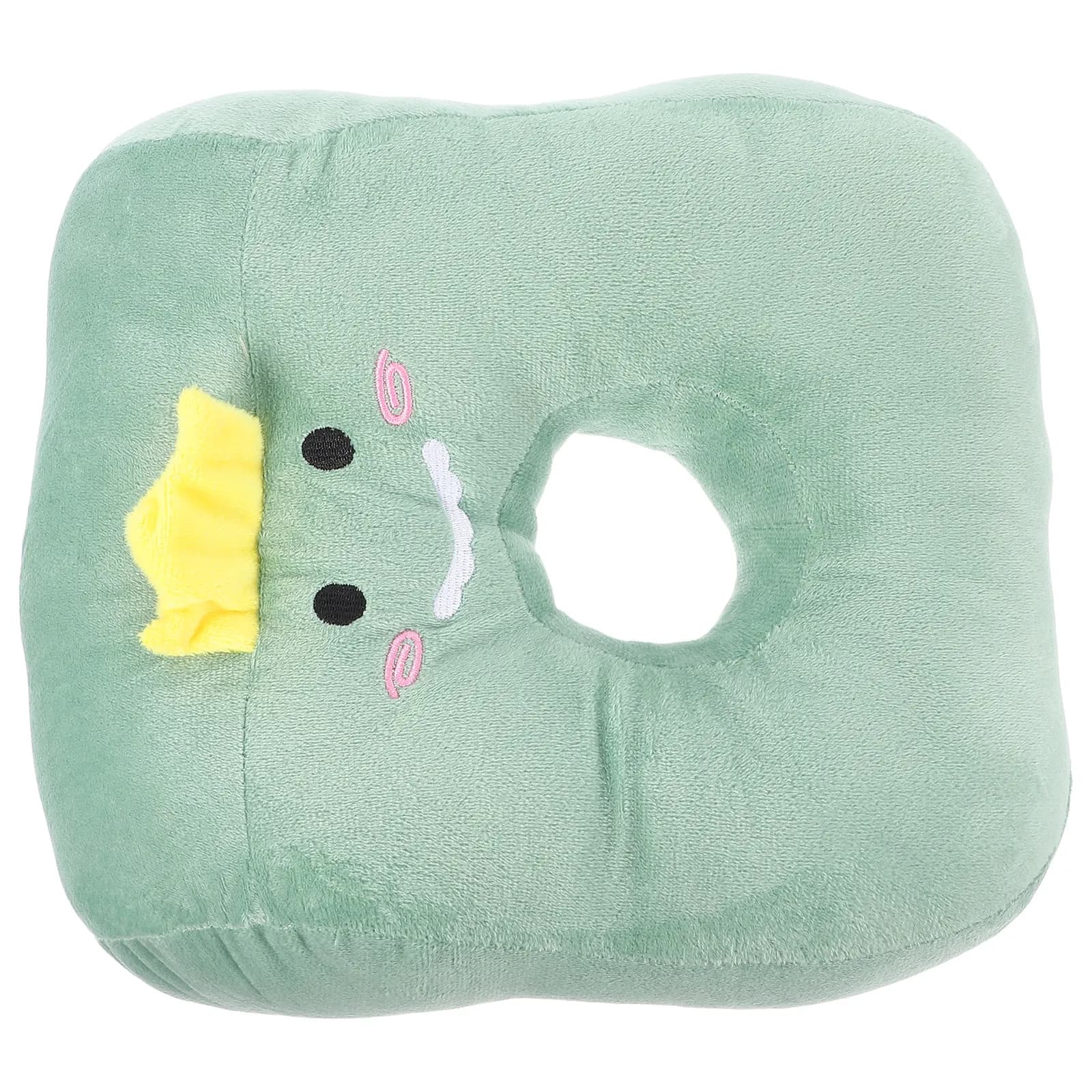 Cuscino da scrivania ergonomico in cotone perlato, resistente all'usura, comodo cuscino per dormire, per ufficio, casa, scuola, con foro per le orecchie