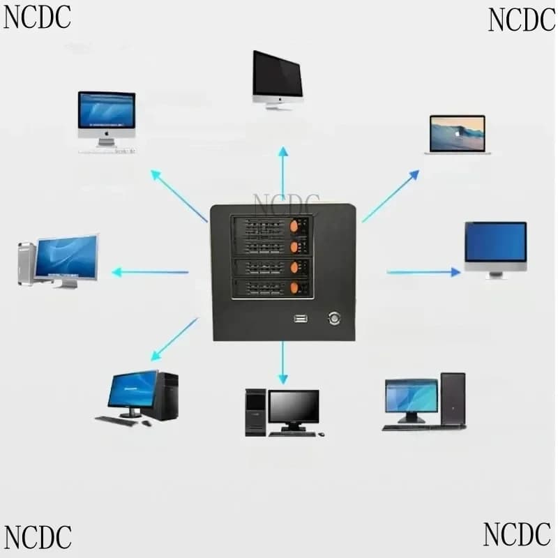 Chassis ITX per Server NAS per Archiviazione File Domestica e Ufficio