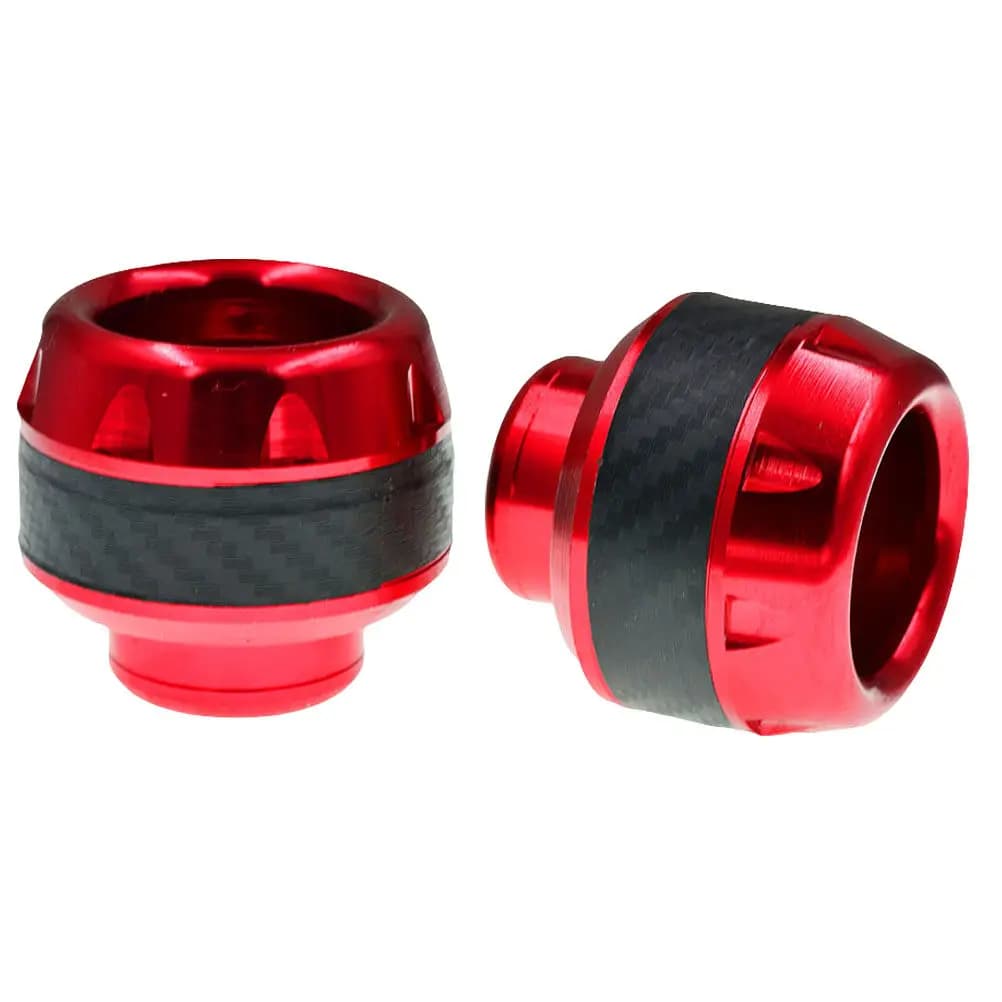 1Pair Aluminum Alloy Front Fork Cups for Motorcycle Electric Bicycle Moped Crash Sliders Wheel Protector Anti-Slip Drop