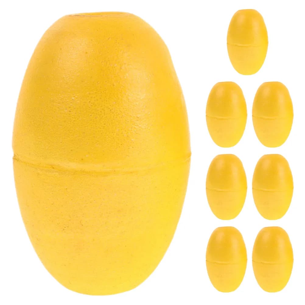 8 Piece Marine Buoy Floats High Visibility Oval Water Markers for Yacht Dock Fishing Rope Kayak Anchor