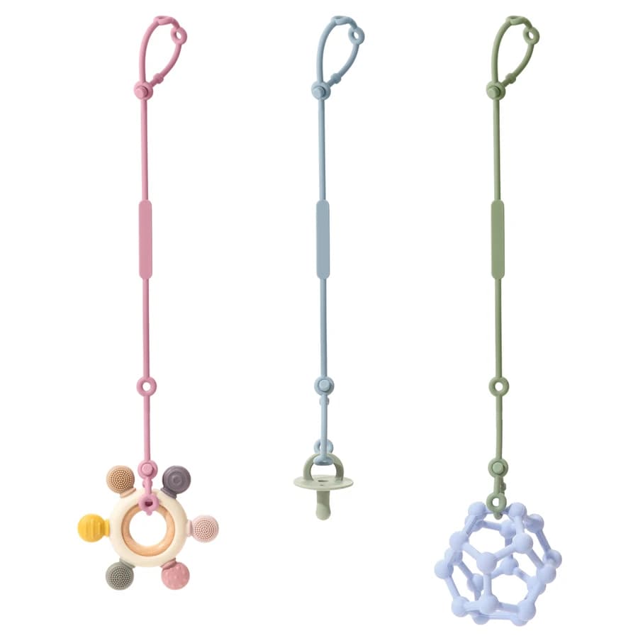 1PC catena per ciuccio in Silicone per bambini Soft Baby neonato cose forma ad anello circolare accessori per bambini Cute Baby Essentials