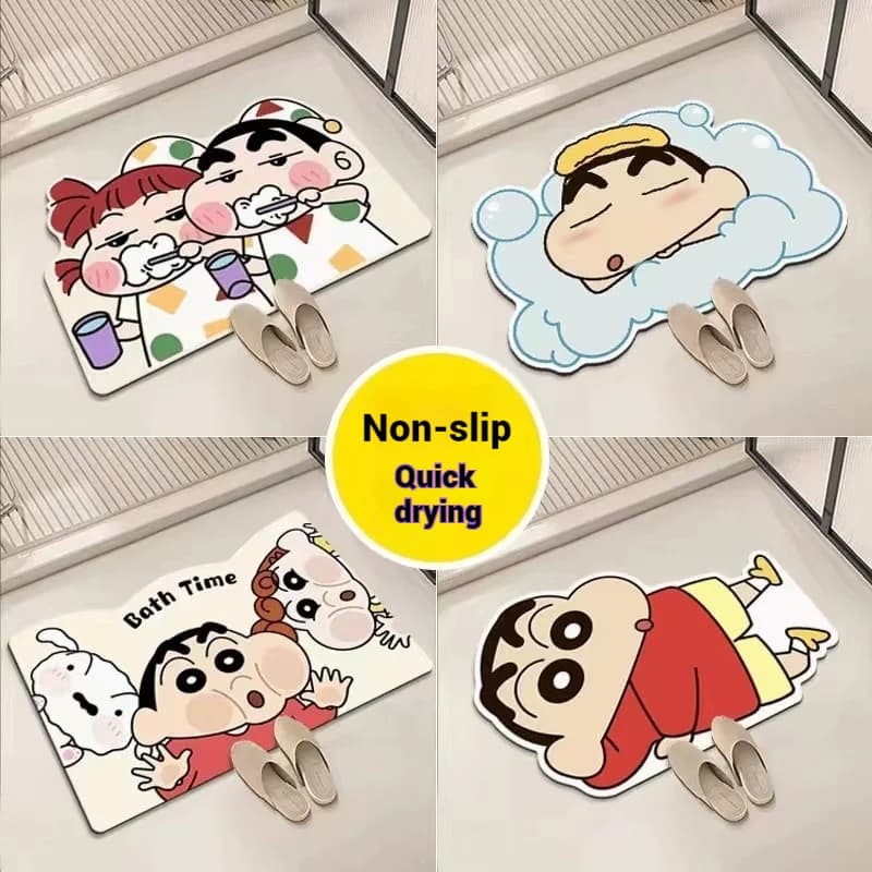 Water Absorption Mat for Shower Quick drying Gifts for Fashionable Home exquisite cartoon Soft and comfortable Soul Periphe