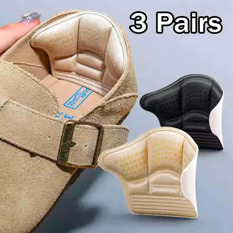 3 Paia di Protezioni per Tallone Regolabili, Adesivi Anti-Usura, Cuscinetti per Scarpe da Donna, Scarpe con Tacco Alto, Mocassini, Sneakers, Sollievo dal Dolore