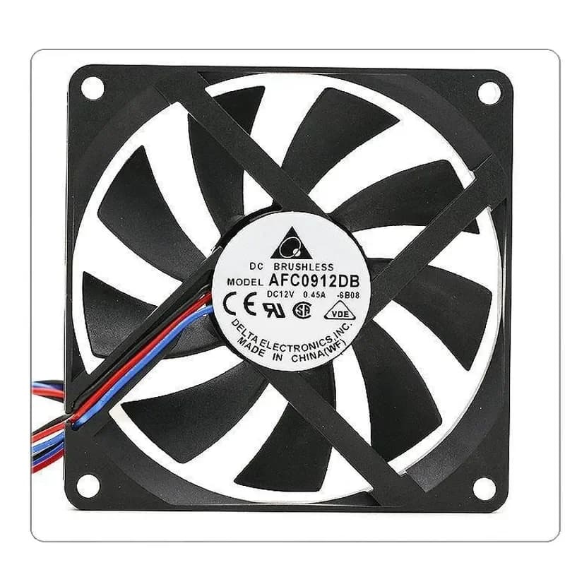 Ultra-Thin 9CM Double Ball Bearing 12V 0.45A 4-Wire PWM Temperature Control Fan for Delta 9015 AFC0912DB