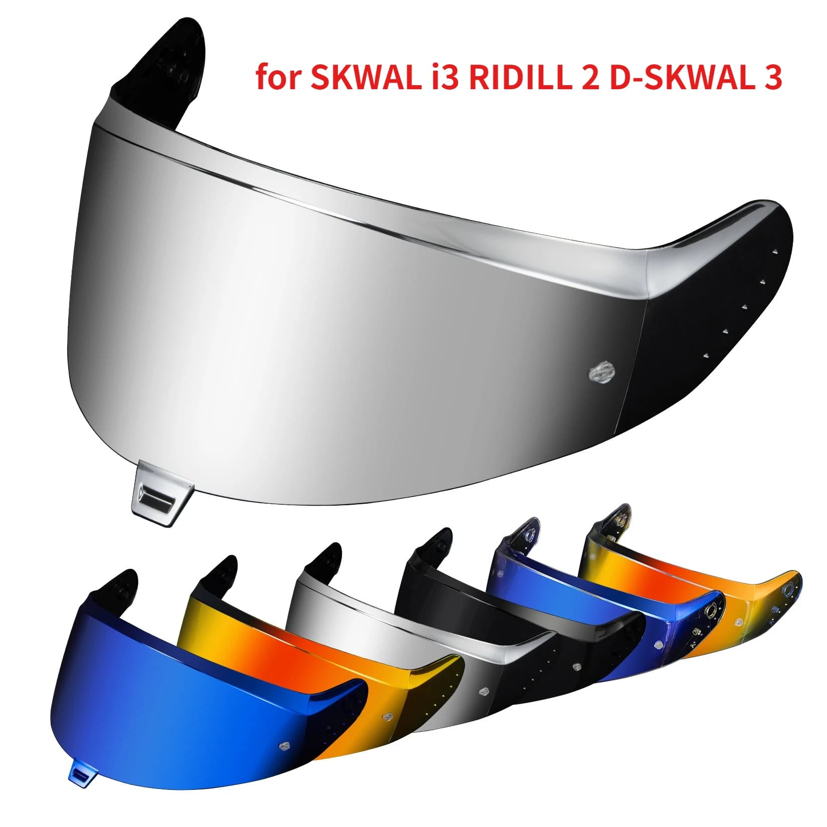 Motorcycle Helmet Visor for SKWAL i3 RIDILL 2 D-SKWAL 3 - Tinted Visor Motorbike Helmet Face Shield Accessories Replacement