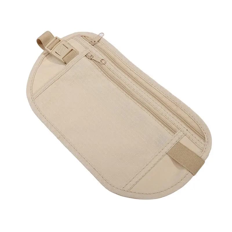 Invisible Waist Pouch Security Money Belt Portable Travel Waist Pack Anti Theft Wallet For Sports Running Daily Travel Storage