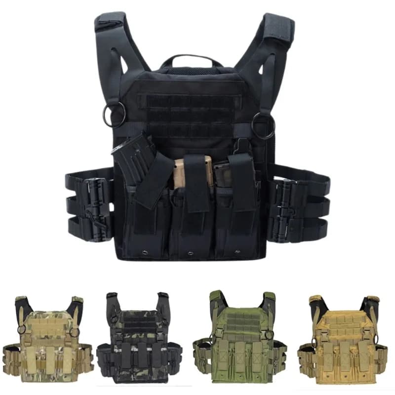 Outdoor sports, field combat, vest, wear-resistant military enthusiast tactical vest, camouflage training vest