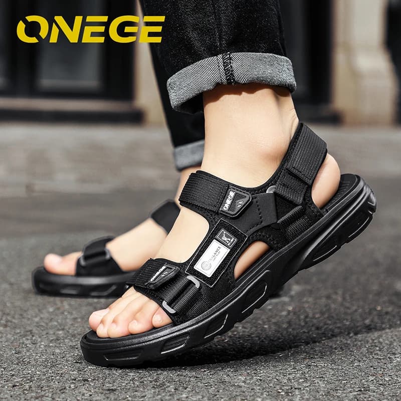 A Pair of Men's New Summer Casual Shoes, Men's Fashionable Sports Trendy Wear-Resistant Sandals, Cool Beach Shoes