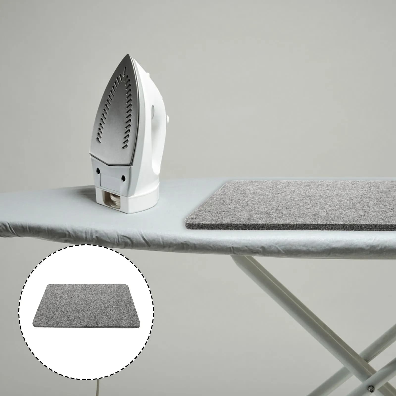 Tappetino da Stiro in Feltro di Lana di Medie Dimensioni, Portatile, Resistente al Calore, per Stirare Vestiti, Strumento per Quilting e Cucito a Mano