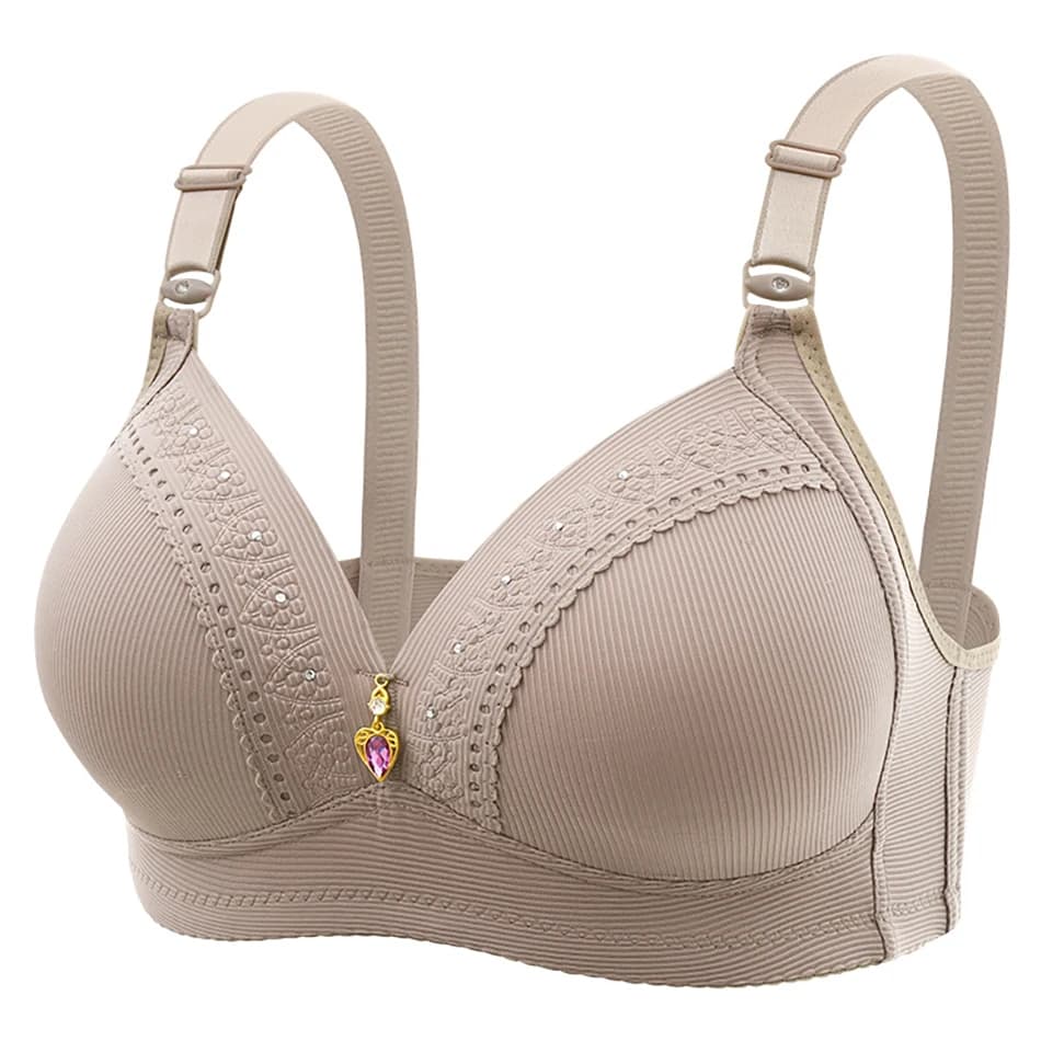Elegante reggiseno premaman a copertura totale taglie forti Effetti di modanatura e sollevamento senza ferretto, perfetti per l'uso quotidiano Reggiseni allattamento